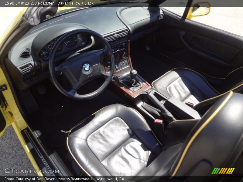 Black Interior - 1998 Z3 2.8 Roadster 