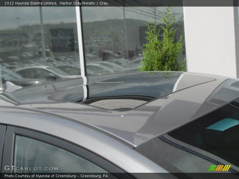 Harbor Gray Metallic / Gray 2013 Hyundai Elantra Limited