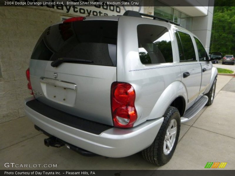 Brilliant Silver Metallic / Medium Slate Gray 2004 Dodge Durango Limited 4x4