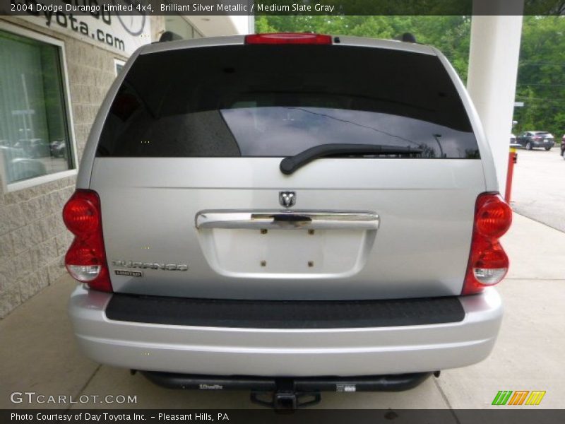 Brilliant Silver Metallic / Medium Slate Gray 2004 Dodge Durango Limited 4x4