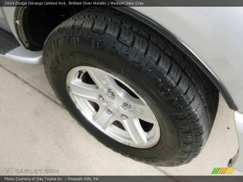 Brilliant Silver Metallic / Medium Slate Gray 2004 Dodge Durango Limited 4x4