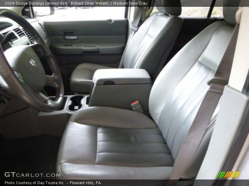 Brilliant Silver Metallic / Medium Slate Gray 2004 Dodge Durango Limited 4x4