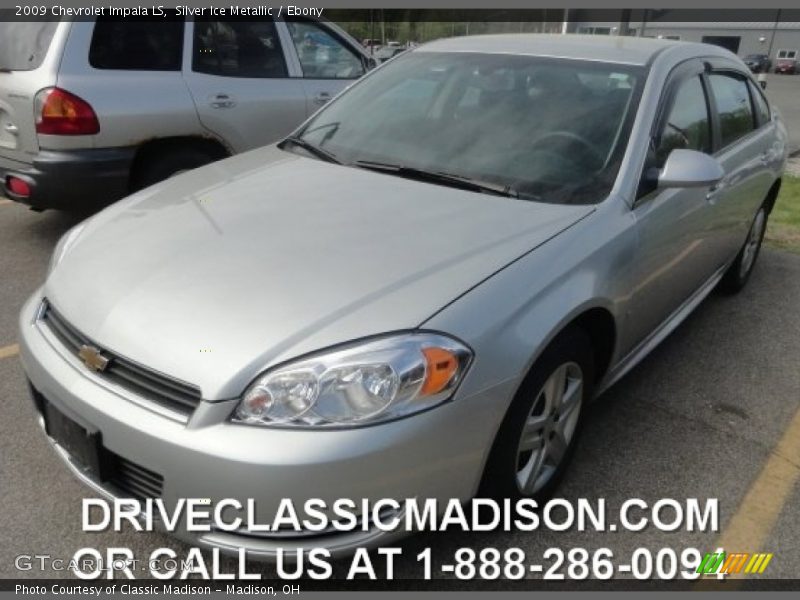 Silver Ice Metallic / Ebony 2009 Chevrolet Impala LS