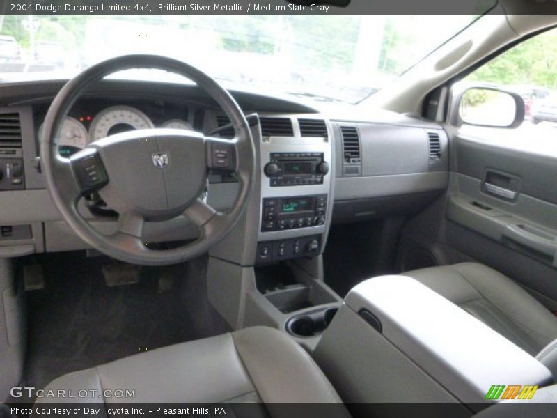Brilliant Silver Metallic / Medium Slate Gray 2004 Dodge Durango Limited 4x4
