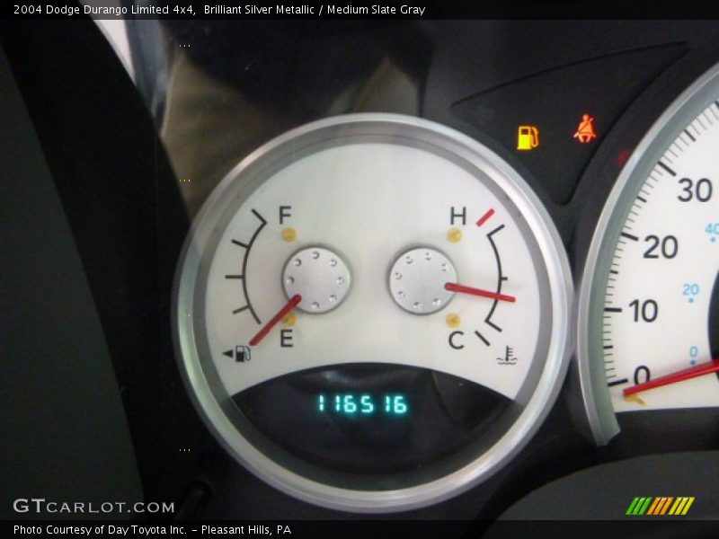 Brilliant Silver Metallic / Medium Slate Gray 2004 Dodge Durango Limited 4x4