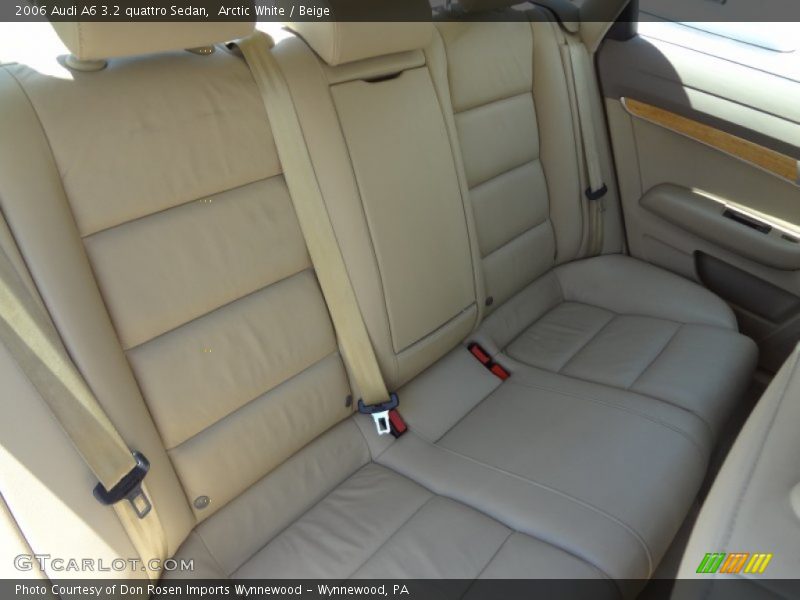 Arctic White / Beige 2006 Audi A6 3.2 quattro Sedan