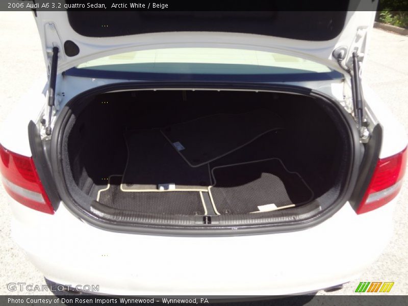 Arctic White / Beige 2006 Audi A6 3.2 quattro Sedan