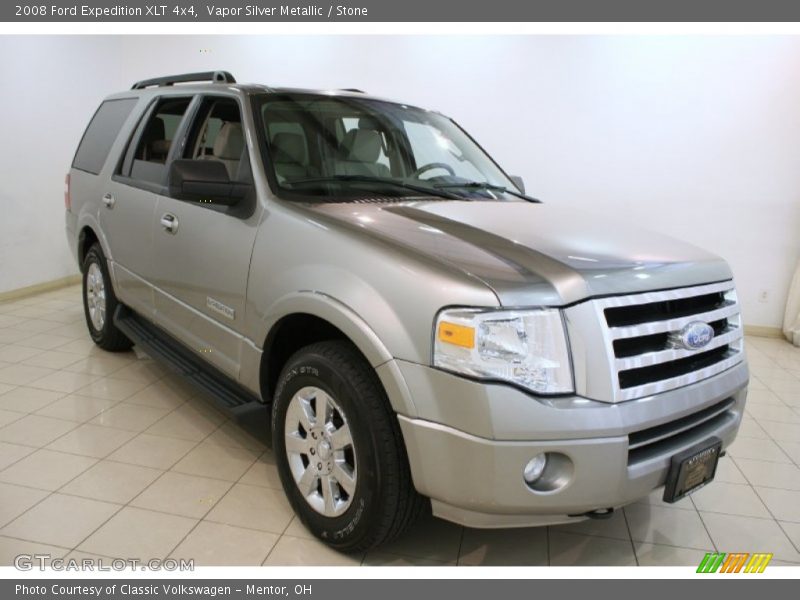 Vapor Silver Metallic / Stone 2008 Ford Expedition XLT 4x4
