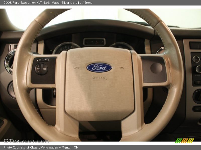 Vapor Silver Metallic / Stone 2008 Ford Expedition XLT 4x4