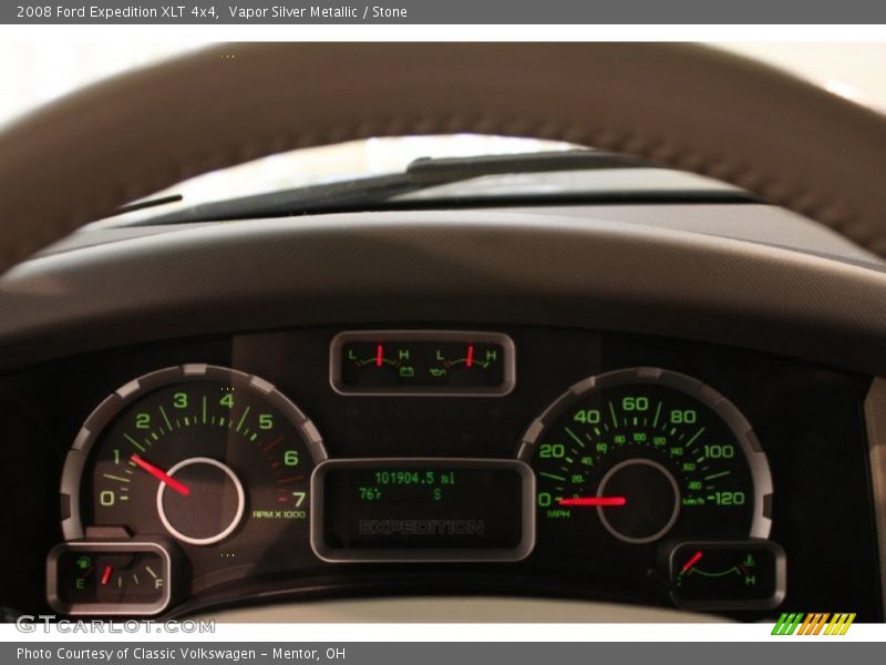 Vapor Silver Metallic / Stone 2008 Ford Expedition XLT 4x4