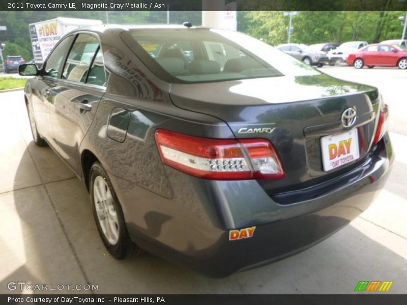 Magnetic Gray Metallic / Ash 2011 Toyota Camry LE