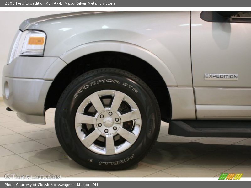 Vapor Silver Metallic / Stone 2008 Ford Expedition XLT 4x4