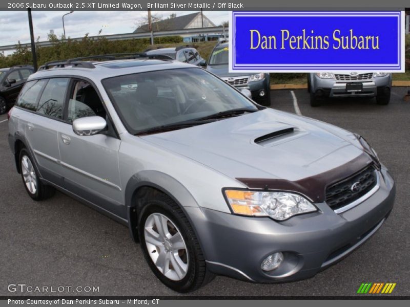 Brilliant Silver Metallic / Off Black 2006 Subaru Outback 2.5 XT Limited Wagon
