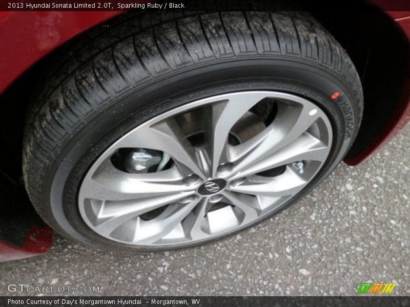 Sparkling Ruby / Black 2013 Hyundai Sonata Limited 2.0T