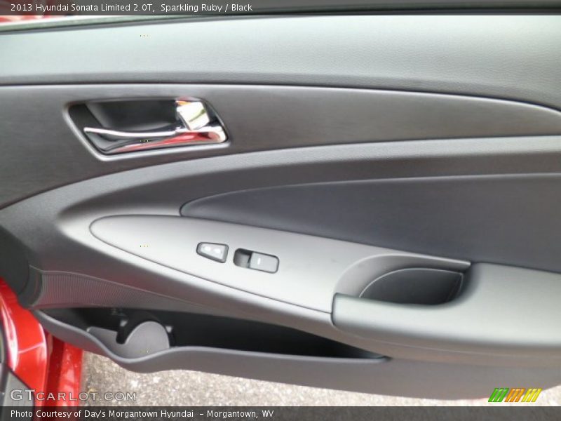 Sparkling Ruby / Black 2013 Hyundai Sonata Limited 2.0T