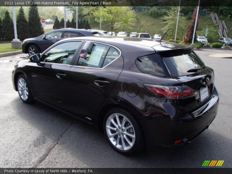 Fire Agate Pearl / Black 2012 Lexus CT 200h Hybrid Premium