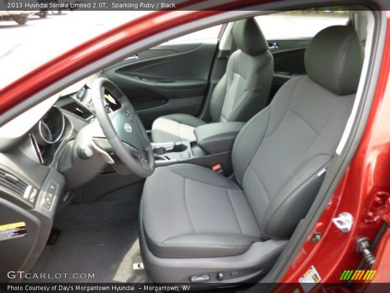 Sparkling Ruby / Black 2013 Hyundai Sonata Limited 2.0T