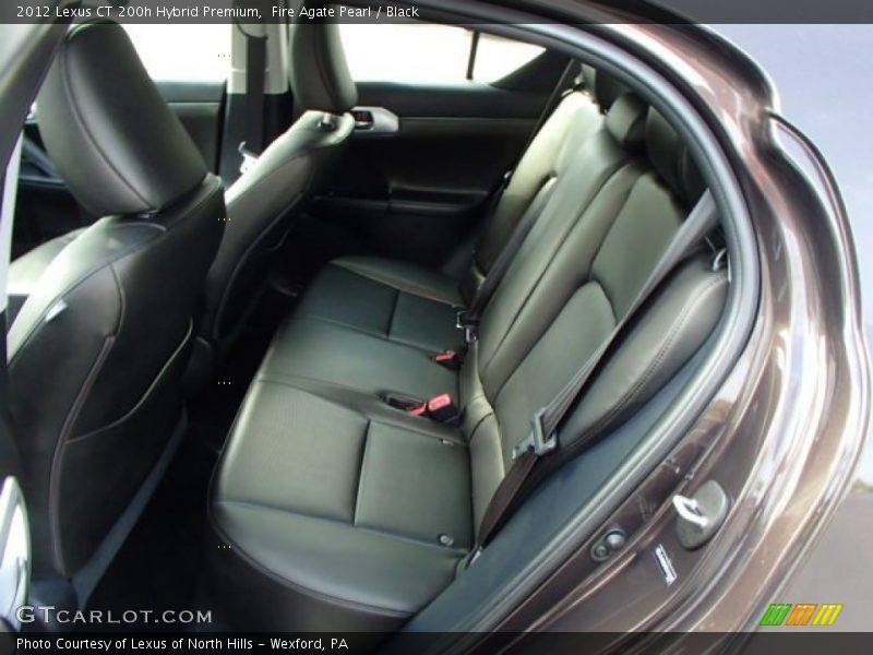 Fire Agate Pearl / Black 2012 Lexus CT 200h Hybrid Premium
