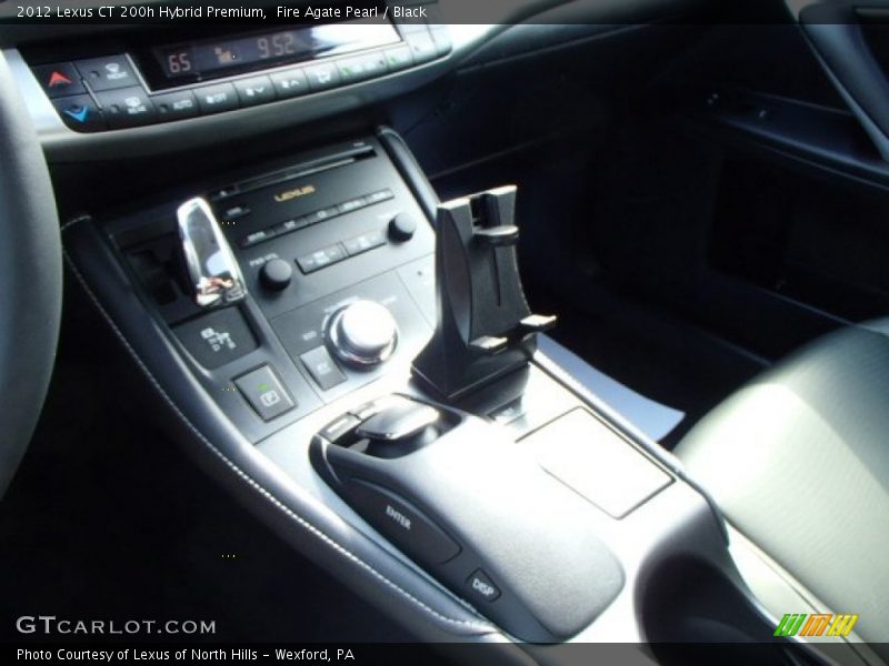 Fire Agate Pearl / Black 2012 Lexus CT 200h Hybrid Premium