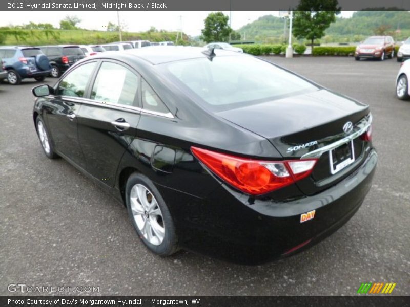 Midnight Black / Black 2013 Hyundai Sonata Limited