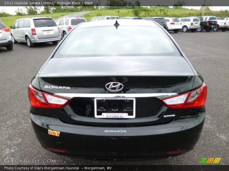 Midnight Black / Black 2013 Hyundai Sonata Limited