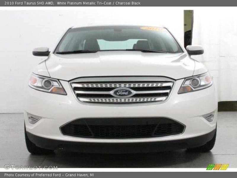 2010 Taurus SHO AWD White Platinum Metallic Tri-Coat
