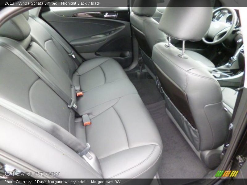 Rear Seat of 2013 Sonata Limited