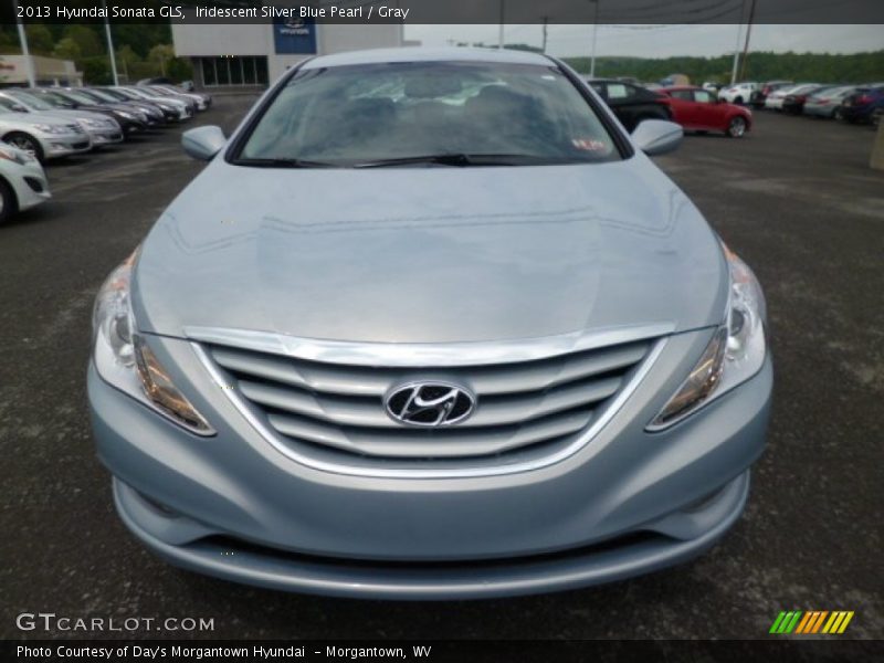 Iridescent Silver Blue Pearl / Gray 2013 Hyundai Sonata GLS