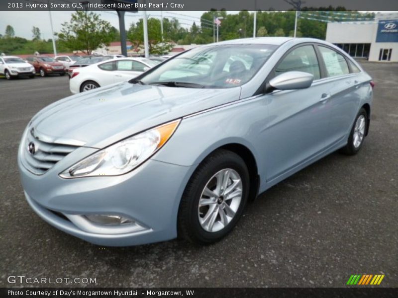 Iridescent Silver Blue Pearl / Gray 2013 Hyundai Sonata GLS