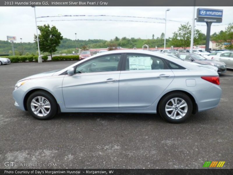 Iridescent Silver Blue Pearl / Gray 2013 Hyundai Sonata GLS