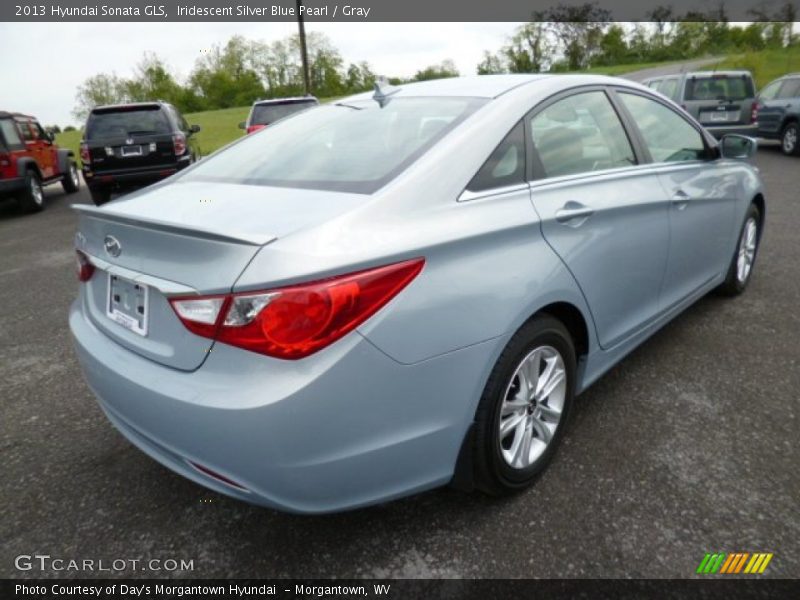 Iridescent Silver Blue Pearl / Gray 2013 Hyundai Sonata GLS
