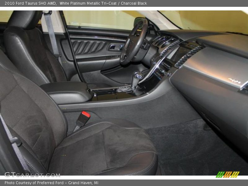  2010 Taurus SHO AWD Charcoal Black Interior