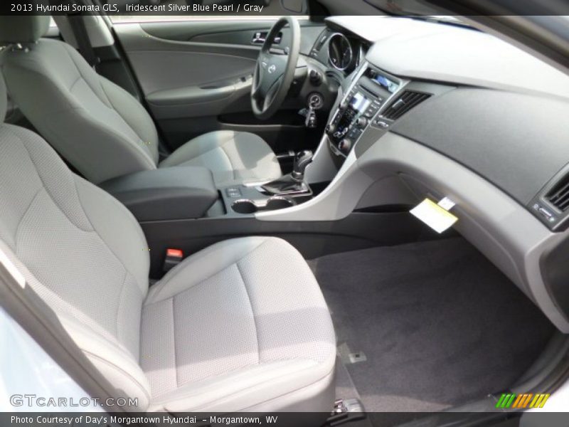 Iridescent Silver Blue Pearl / Gray 2013 Hyundai Sonata GLS