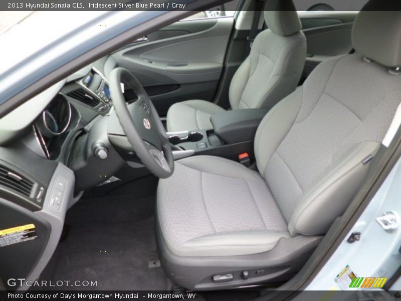 Iridescent Silver Blue Pearl / Gray 2013 Hyundai Sonata GLS