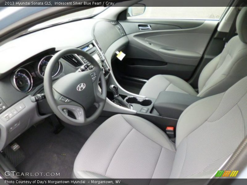 Iridescent Silver Blue Pearl / Gray 2013 Hyundai Sonata GLS