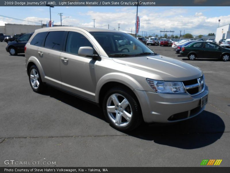 Light Sandstone Metallic / Dark Slate Gray/Light Graystone 2009 Dodge Journey SXT AWD