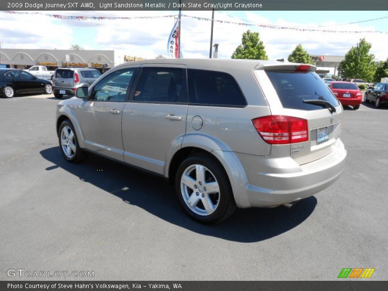 Light Sandstone Metallic / Dark Slate Gray/Light Graystone 2009 Dodge Journey SXT AWD