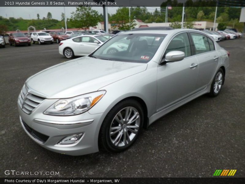 Platinum Metallic / Jet Black 2013 Hyundai Genesis 3.8 Sedan
