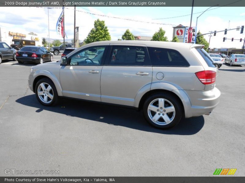 Light Sandstone Metallic / Dark Slate Gray/Light Graystone 2009 Dodge Journey SXT AWD
