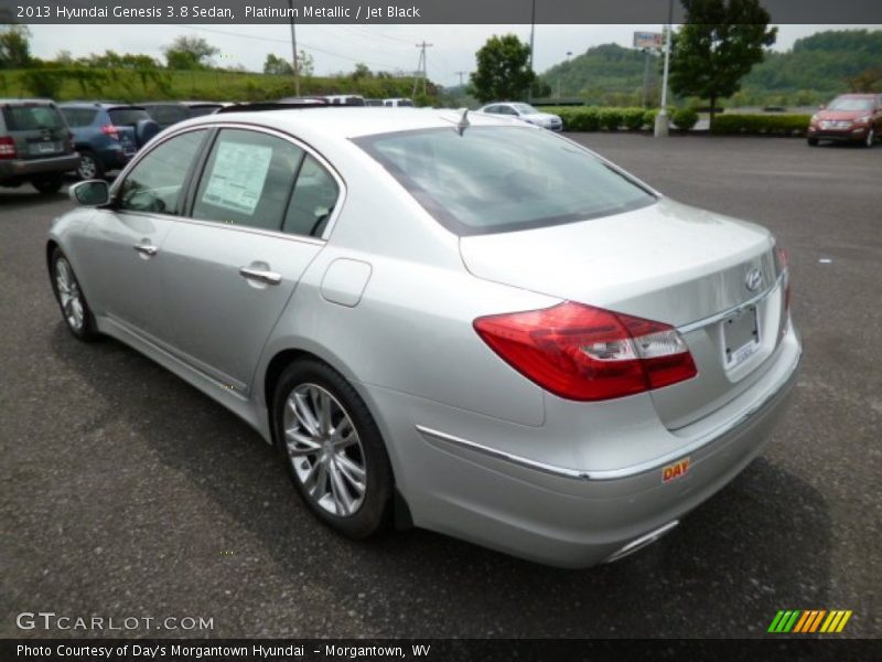 Platinum Metallic / Jet Black 2013 Hyundai Genesis 3.8 Sedan