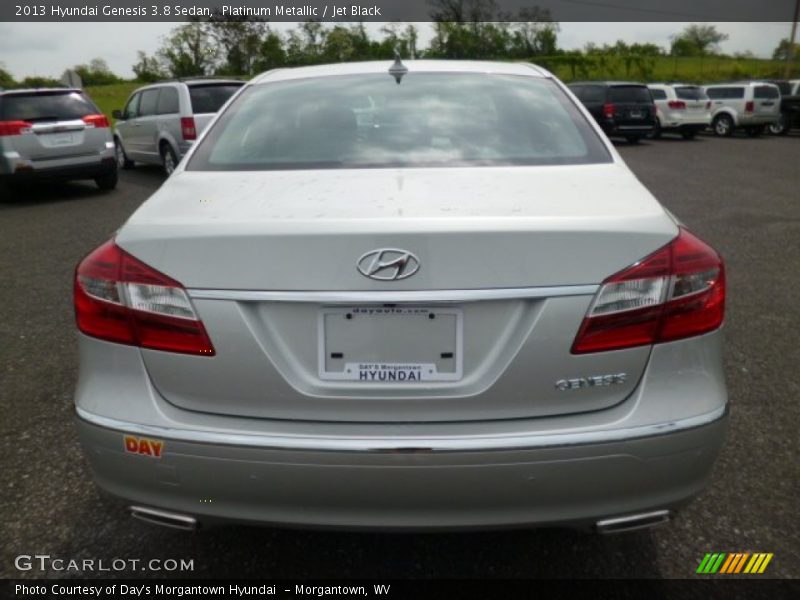 Platinum Metallic / Jet Black 2013 Hyundai Genesis 3.8 Sedan
