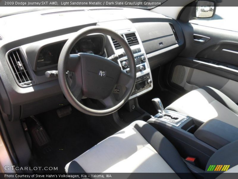 Light Sandstone Metallic / Dark Slate Gray/Light Graystone 2009 Dodge Journey SXT AWD