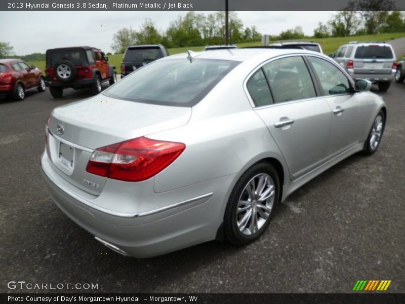Platinum Metallic / Jet Black 2013 Hyundai Genesis 3.8 Sedan