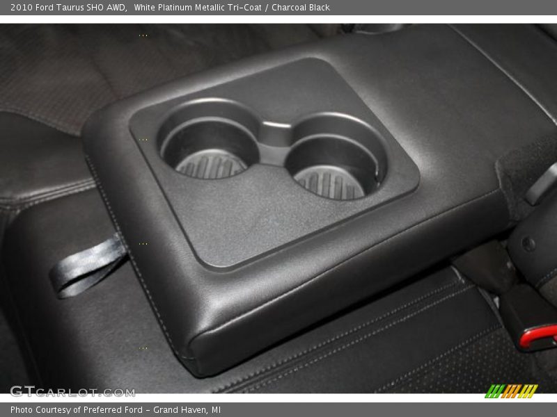White Platinum Metallic Tri-Coat / Charcoal Black 2010 Ford Taurus SHO AWD