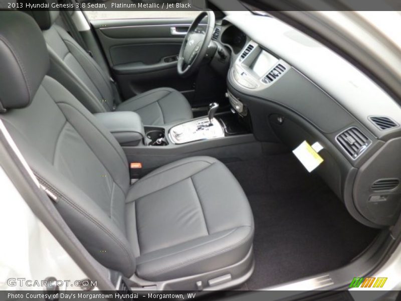 Platinum Metallic / Jet Black 2013 Hyundai Genesis 3.8 Sedan