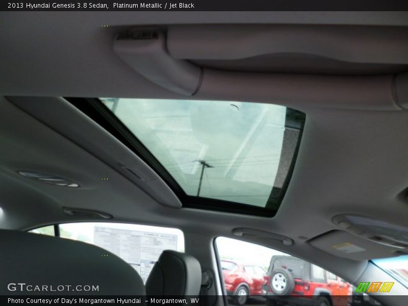 Platinum Metallic / Jet Black 2013 Hyundai Genesis 3.8 Sedan