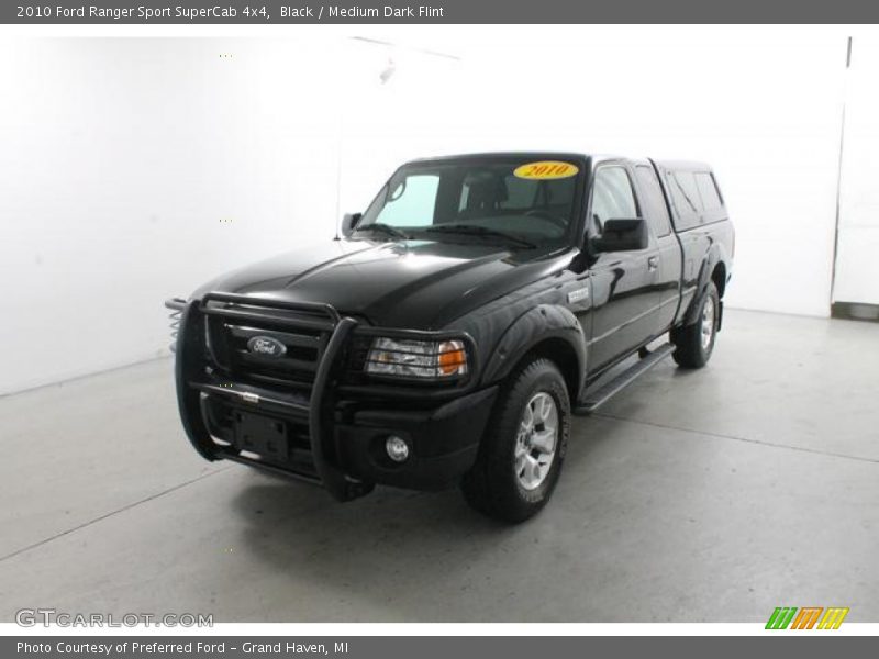 Black / Medium Dark Flint 2010 Ford Ranger Sport SuperCab 4x4