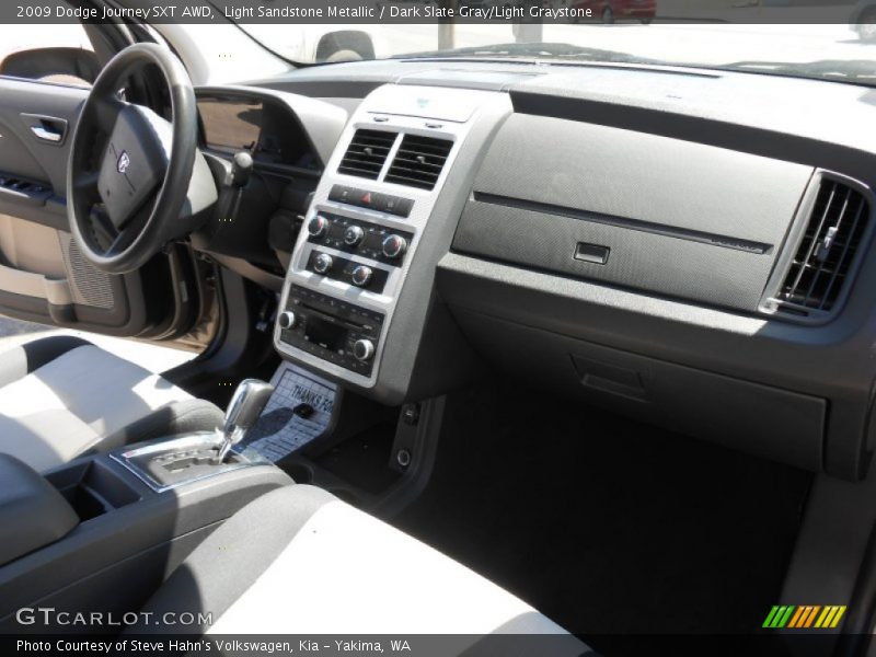 Light Sandstone Metallic / Dark Slate Gray/Light Graystone 2009 Dodge Journey SXT AWD