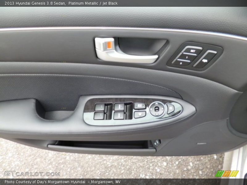 Platinum Metallic / Jet Black 2013 Hyundai Genesis 3.8 Sedan