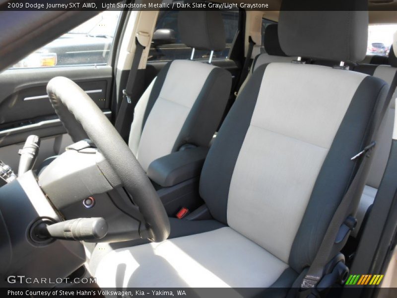 Light Sandstone Metallic / Dark Slate Gray/Light Graystone 2009 Dodge Journey SXT AWD